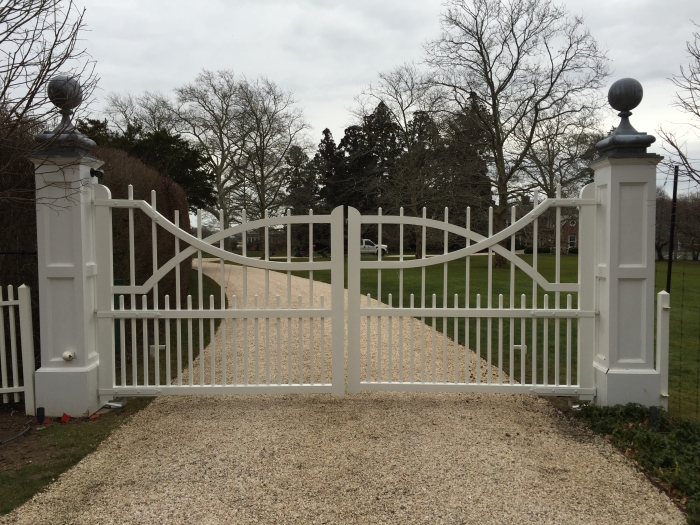 Custom Made Powder Coated Aluminum Entry Gate