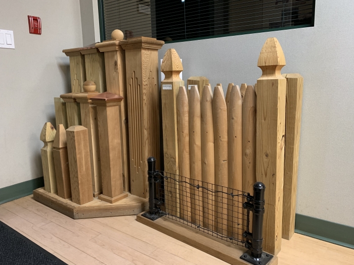Indoor Wood Posts and Sections