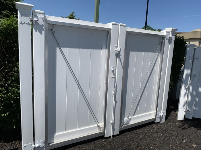 PVC Gates with Aluminum Frames