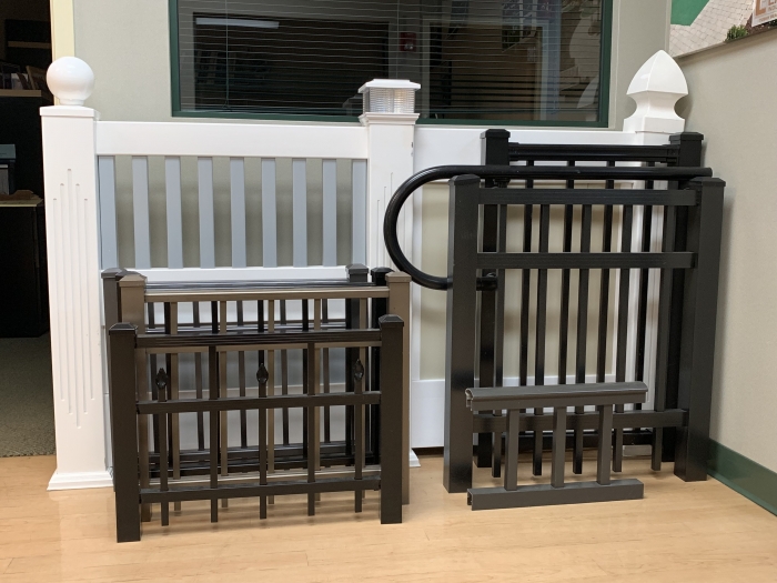 Indoor Pvc and Aluminum Fence Styles