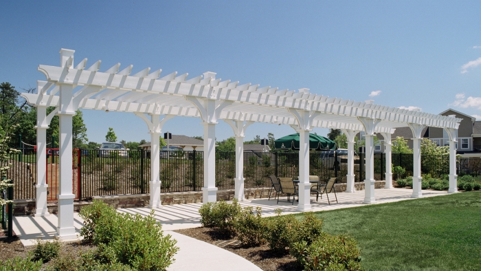 Custom Pergola for Shaded Seating Area