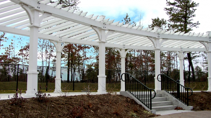 Custom Pergola for Shaded Seating Area