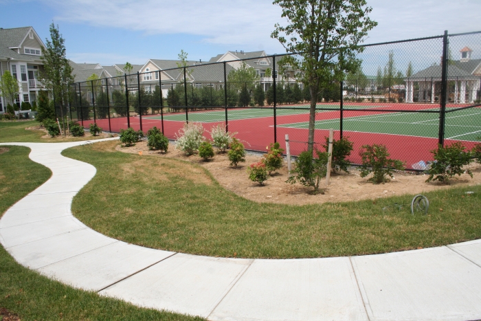 Black Chain Link Tennis Court Fencing